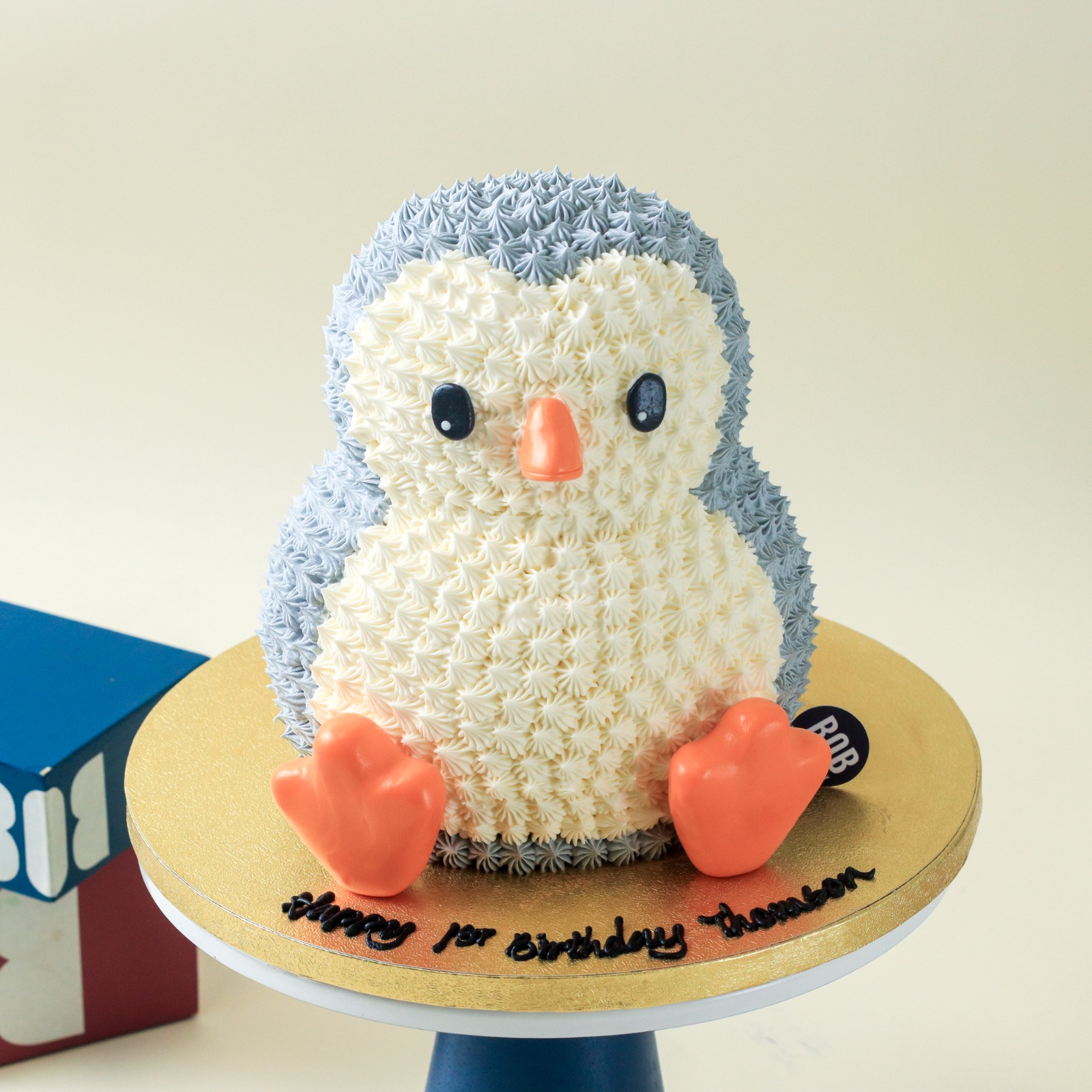 3D Winter Baby Penguin Shaped Cake